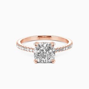 Rose Fold Engagement Ring
